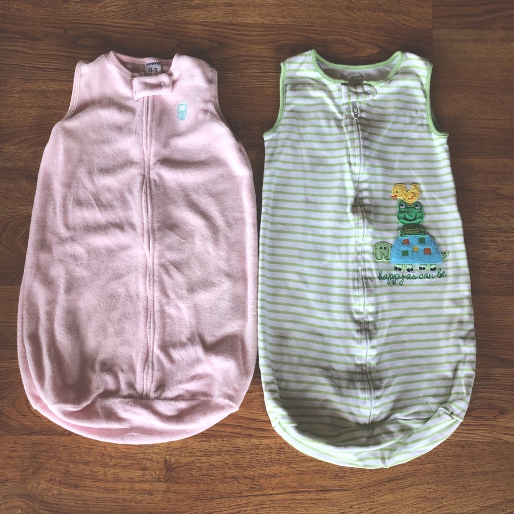 Carter’s brand sleep sacks